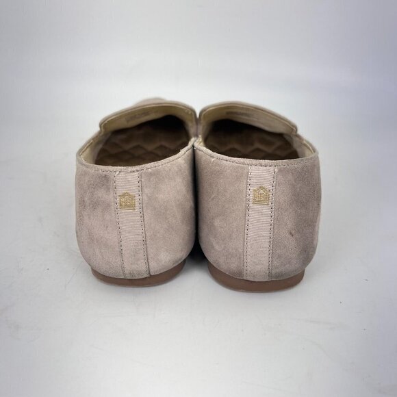 Birdies The Starling Women Size 7 Leather Slip on Loafer Flat Shoes Latte - Picture 5 of 12